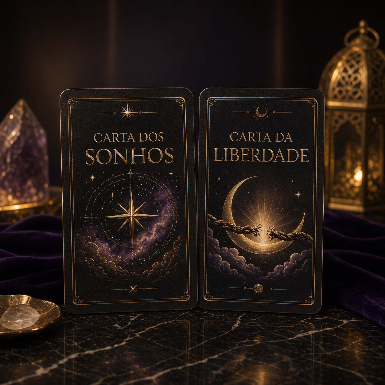 Ilustração das Cartas dos Sonhos e da Liberdade